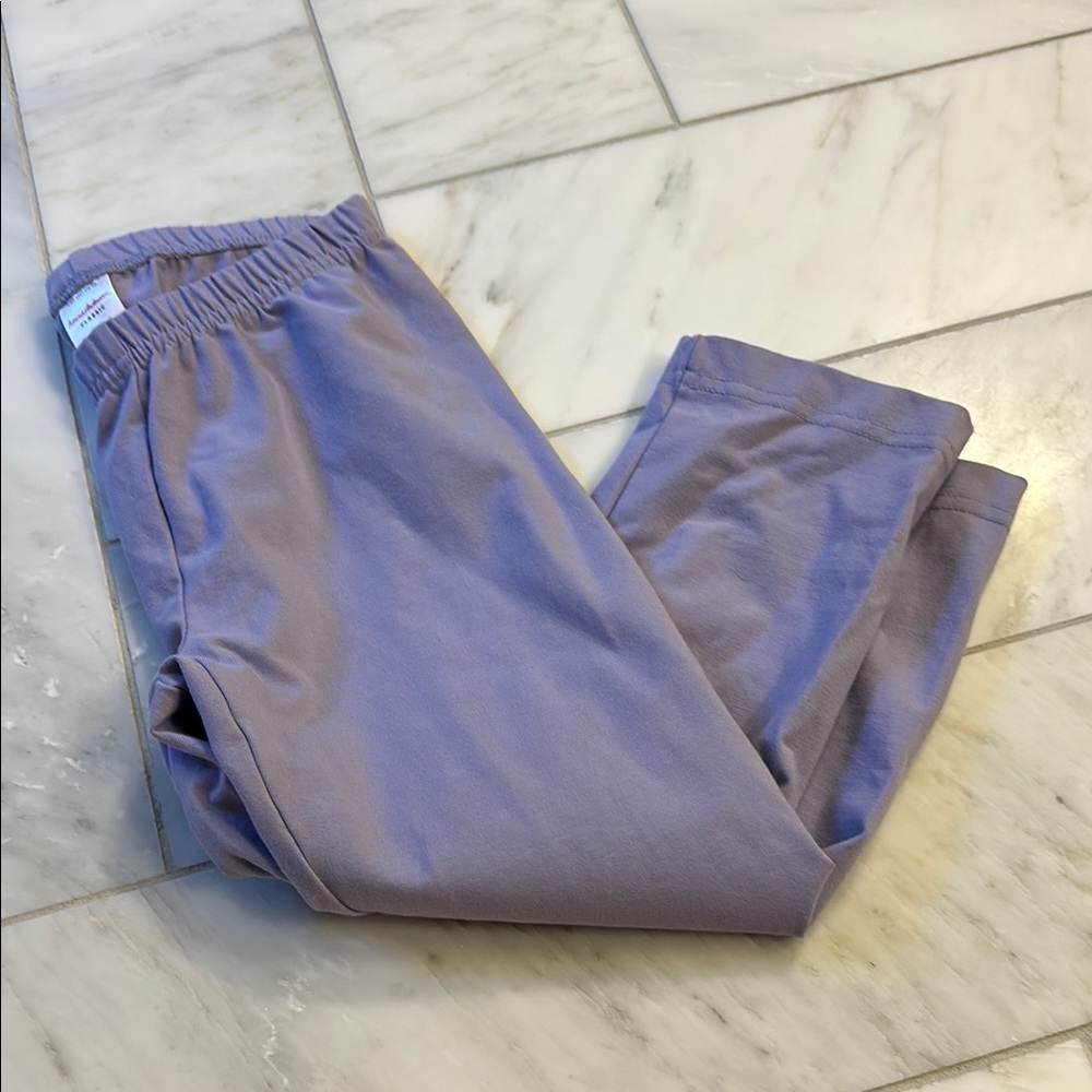 Hanna Andersson Purple Sweatpants Comfortable Joggers Capris size 10